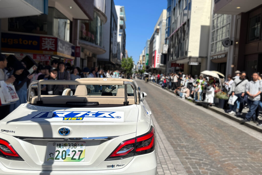 コナンくんを待つ来場者